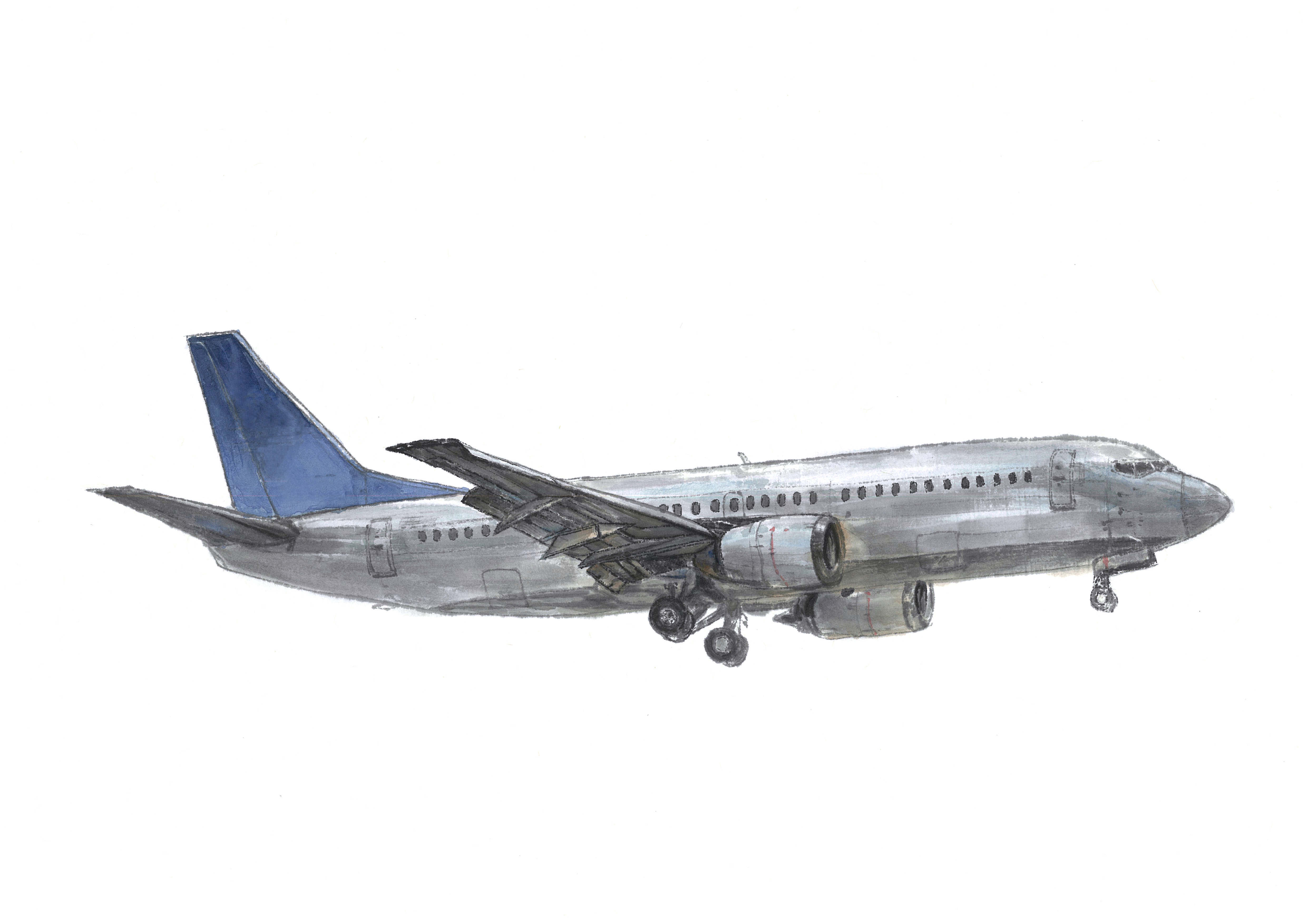 Airplane actual image