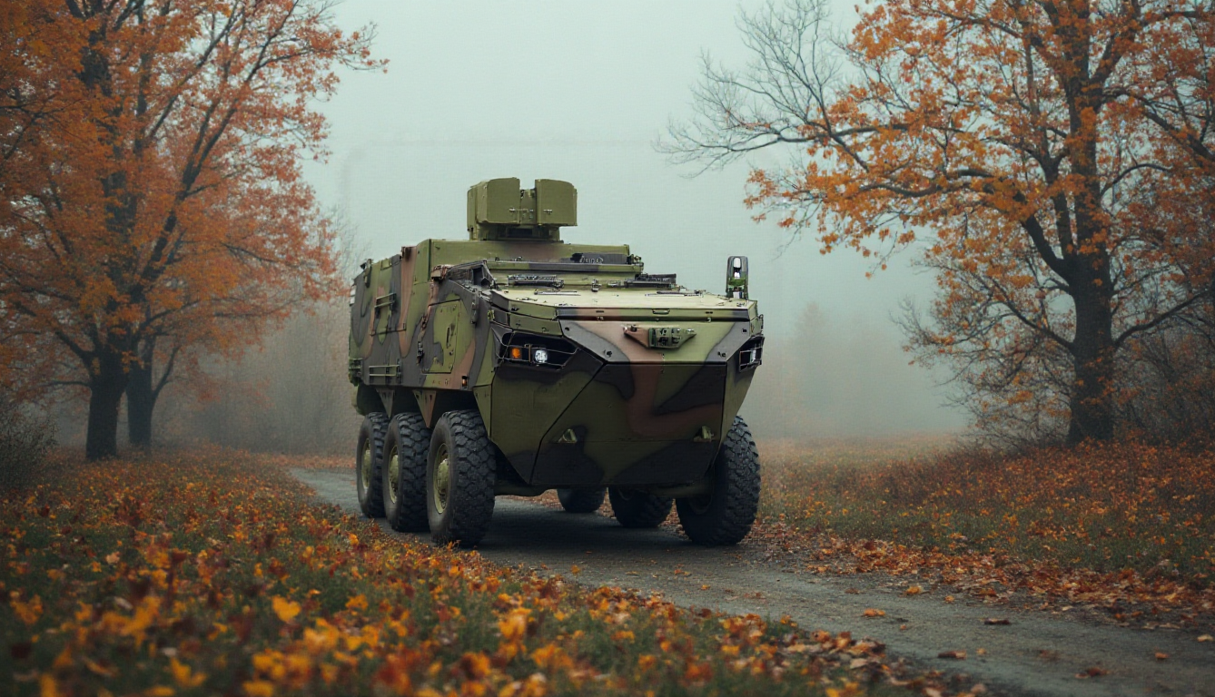 K806 Wheeled Armored Vehicle Synthetic Image