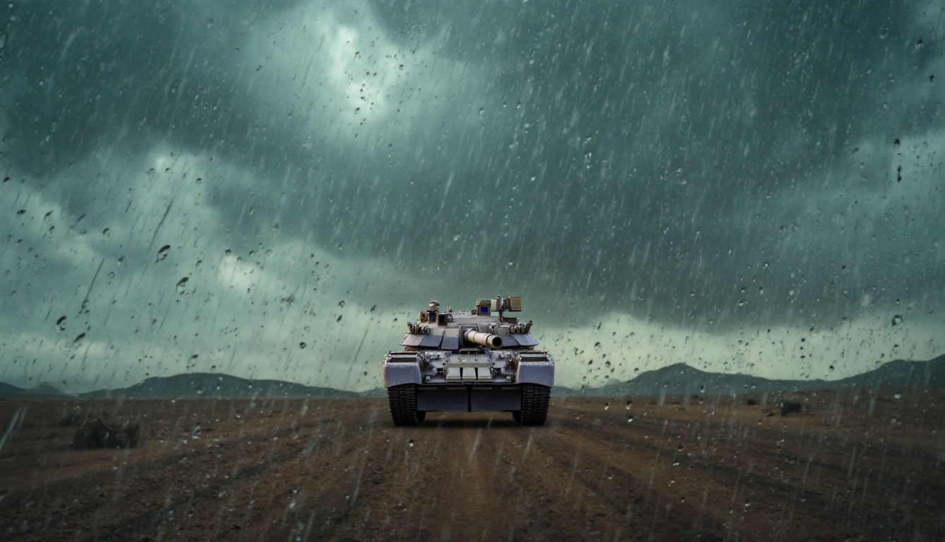 T-80U Main Battle Tank Synthetic Image