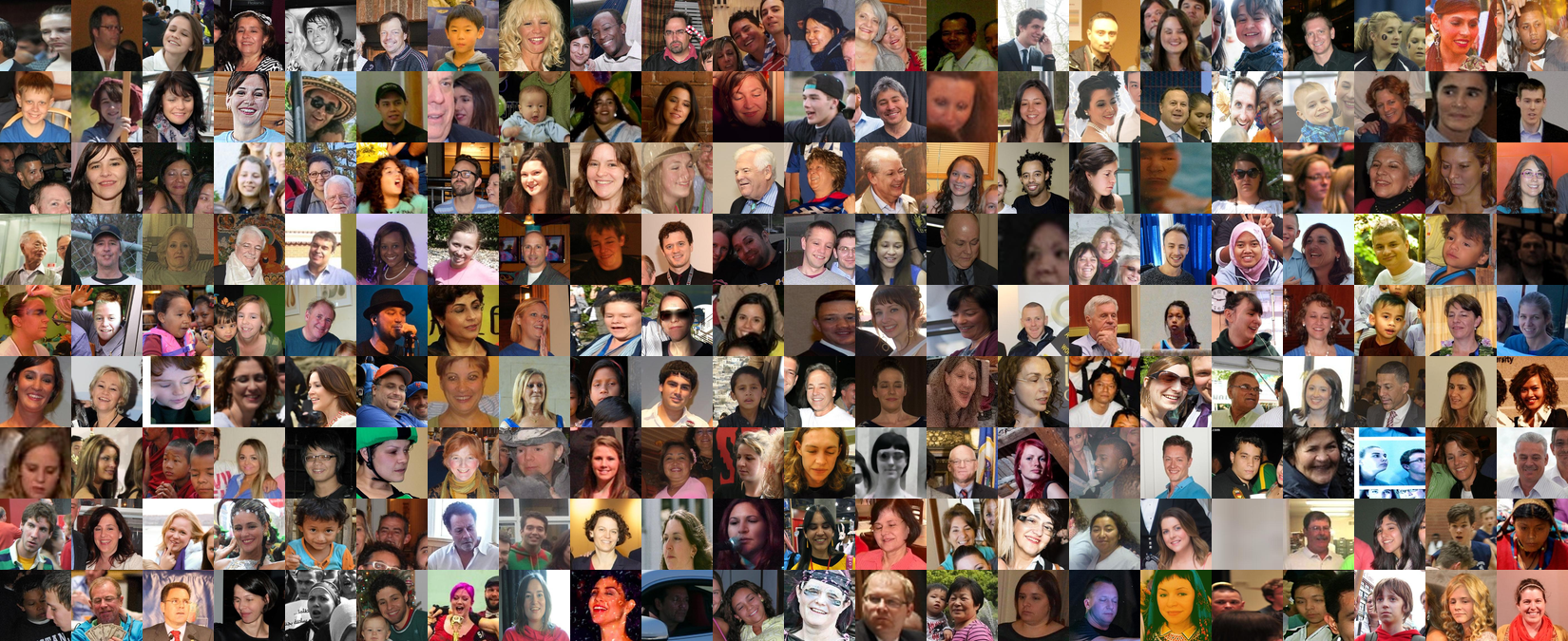 딥페이크 vs 진짜 이미지 데이터셋 콜라주