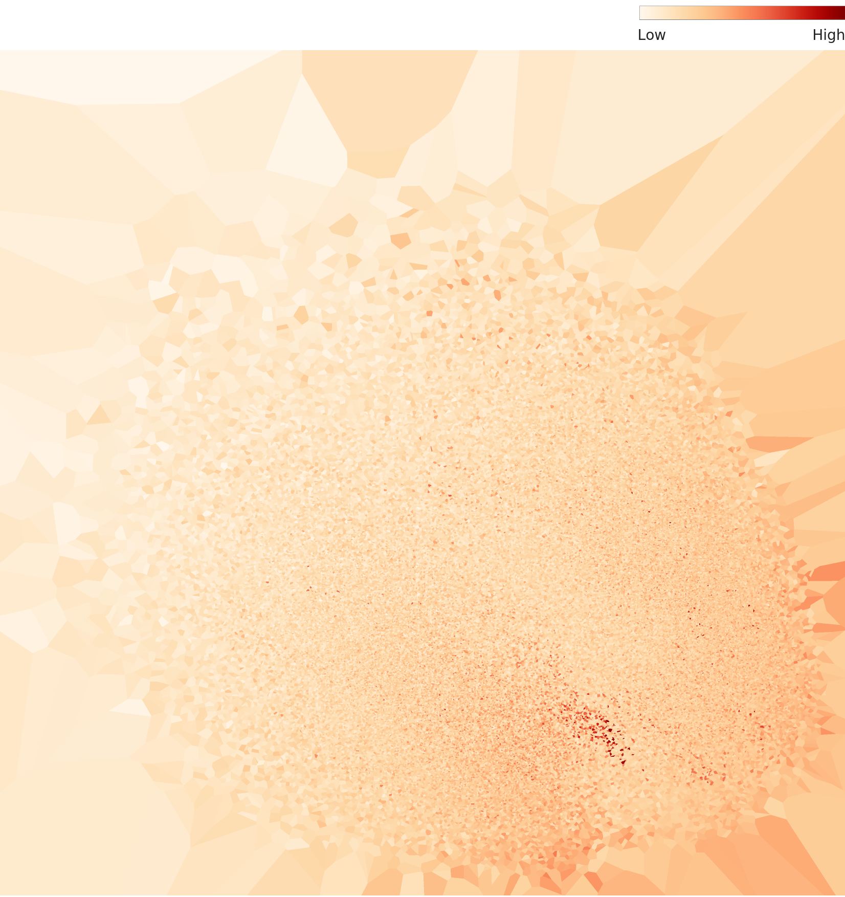 L2 밀도 분포 — Birds 525